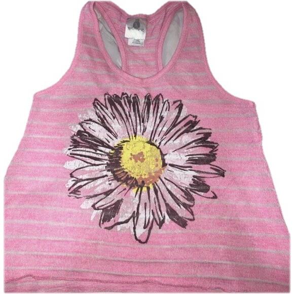 Jerry Leigh Pink Sunflower tank top Size Medium 7-9 - Picture 2 of 6